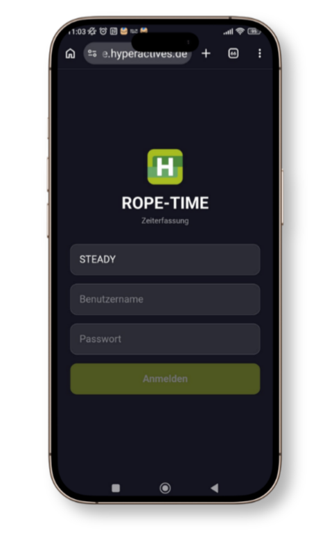ROPE-TIME Android-App: Einsatzinfos aus dem HEROS-Kalender auf dem Smartphone